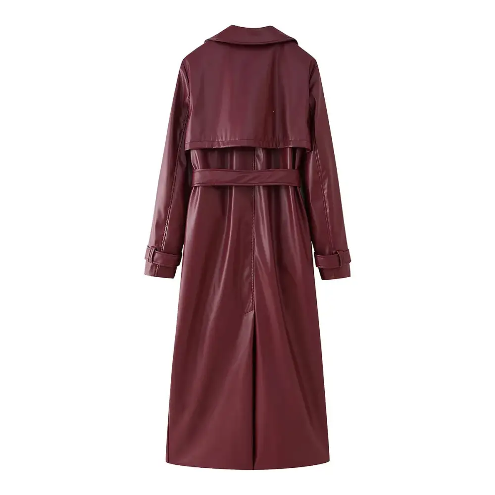 Modern Clean Line Trench Coat