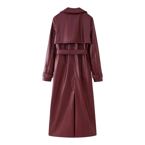 Modern Clean Line Trench Coat