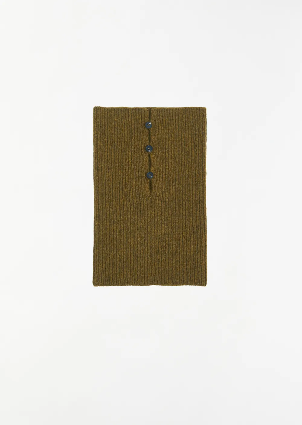 Classic Yak Wool Ribbed Scarf