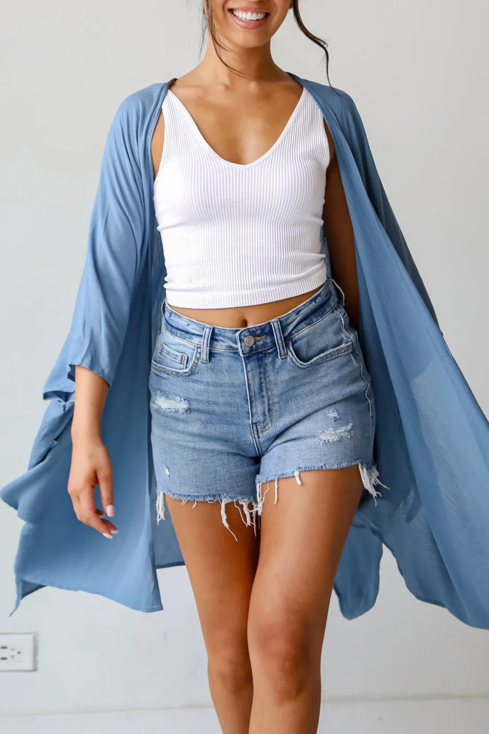 Casual Style Sun Bound Kimono