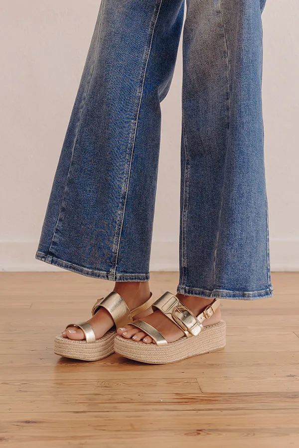 Faux Leather Espadrille Shoes