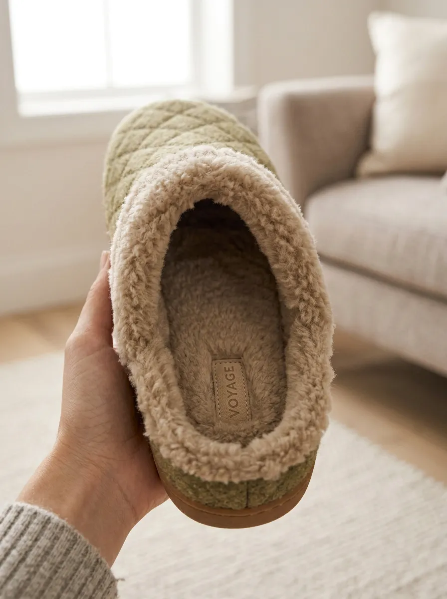 Core Quilted Graphic Essential Unisex Warm Wool Shoes
