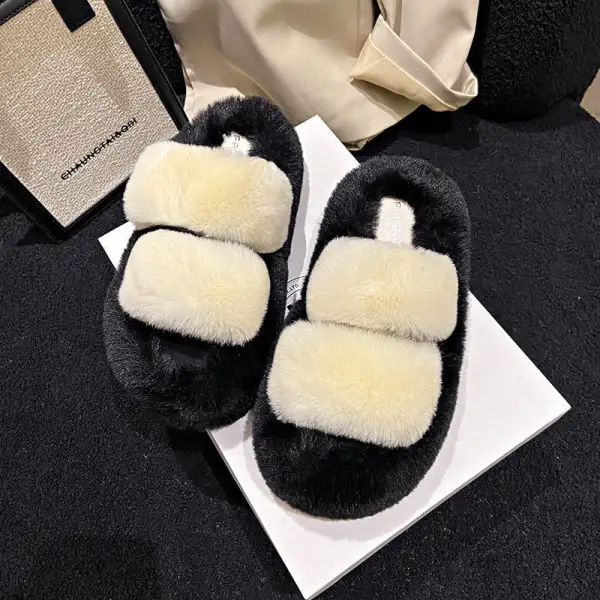Soft Lined Thick Sole Home Slippers