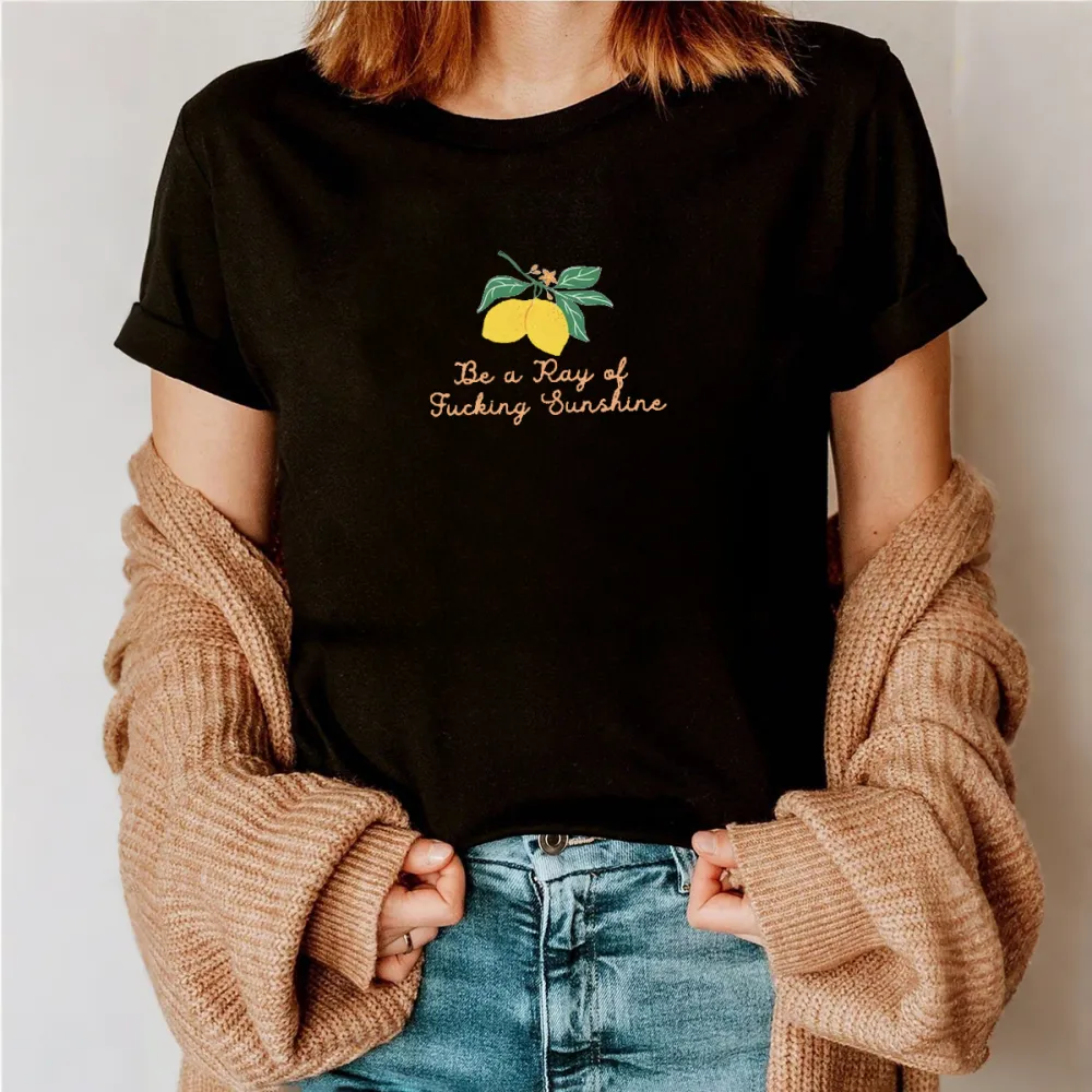 Cute Lemons Printed Daily T-Shirts