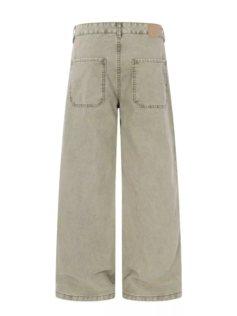 Men's Patchwork Wide Leg Cargo Pants