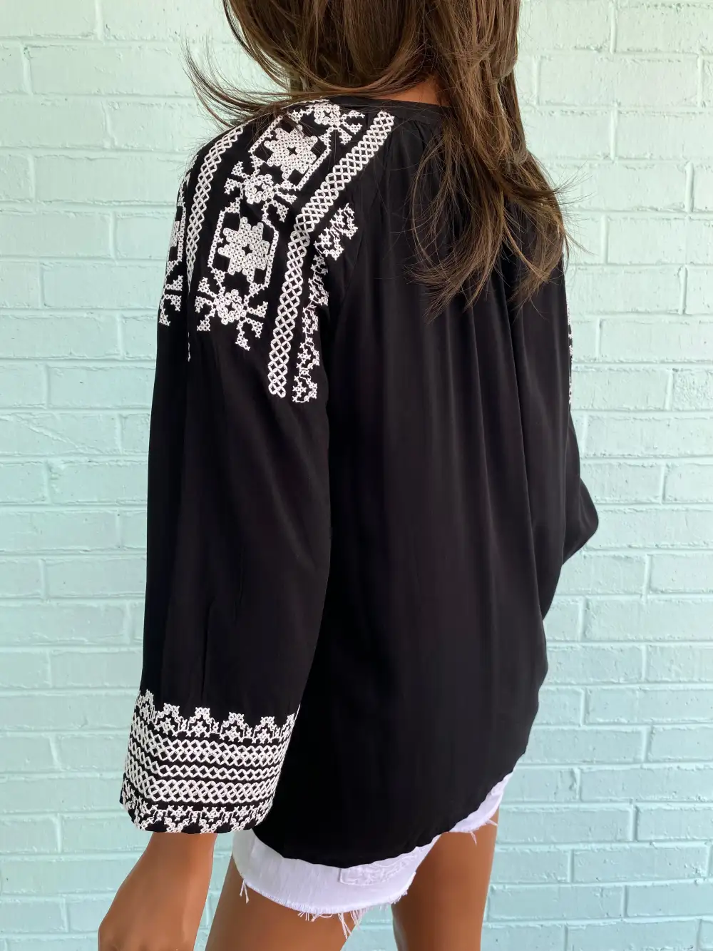 Embroidered Tassel Tunic