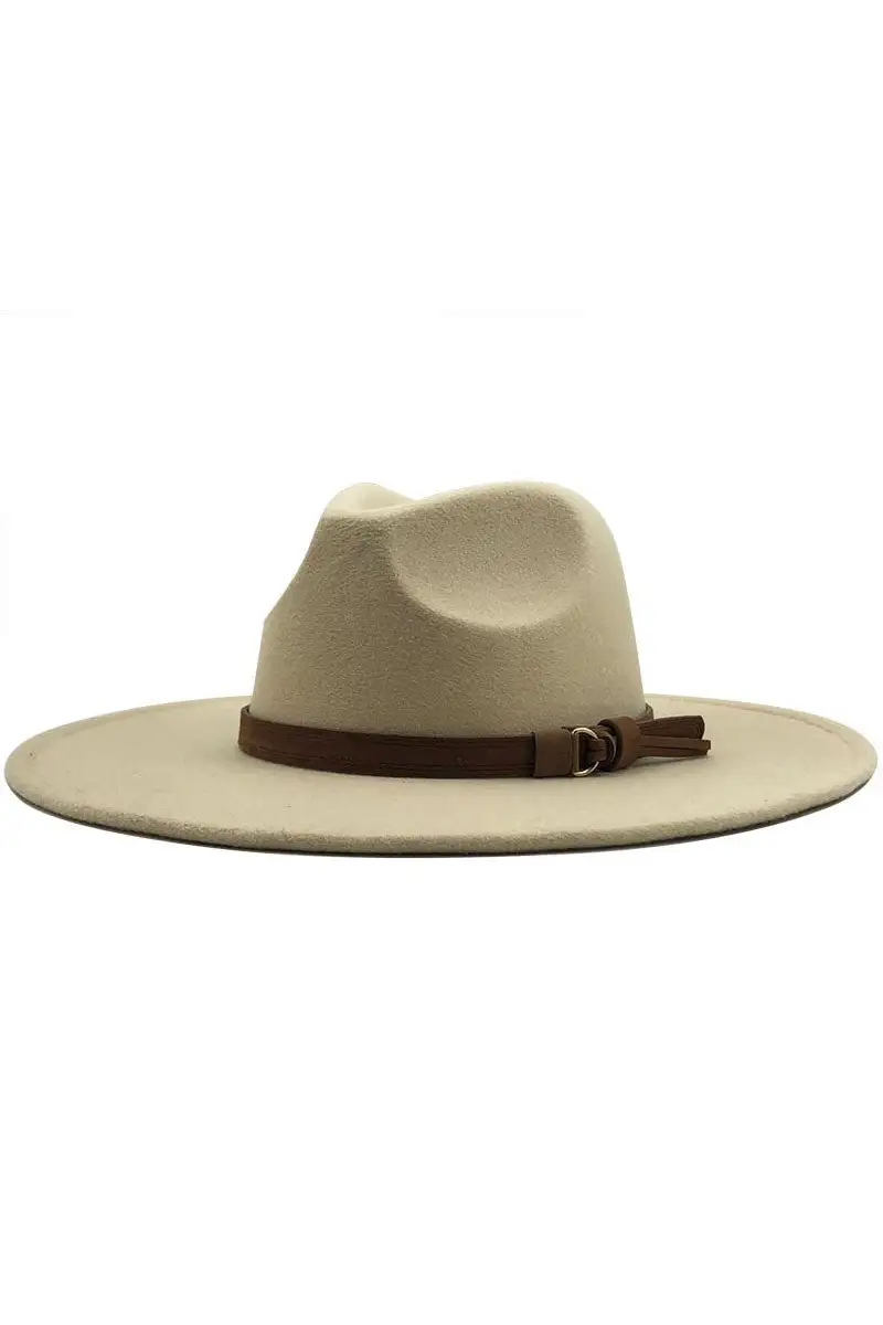 Wide Brim Fedora Classic Panama Hat