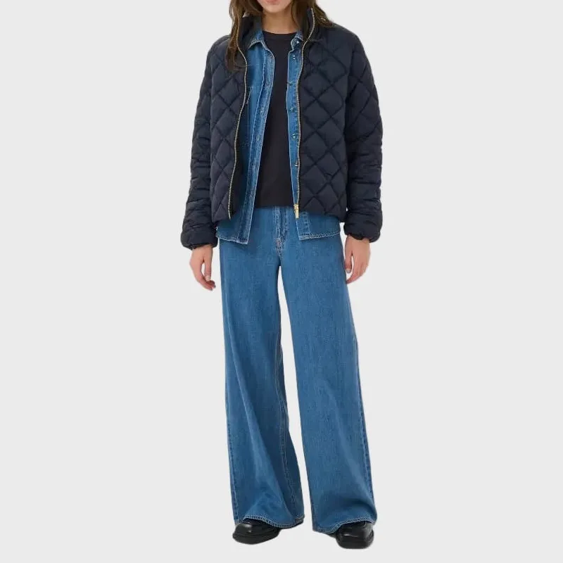 Denim Quilted Women's Jacket