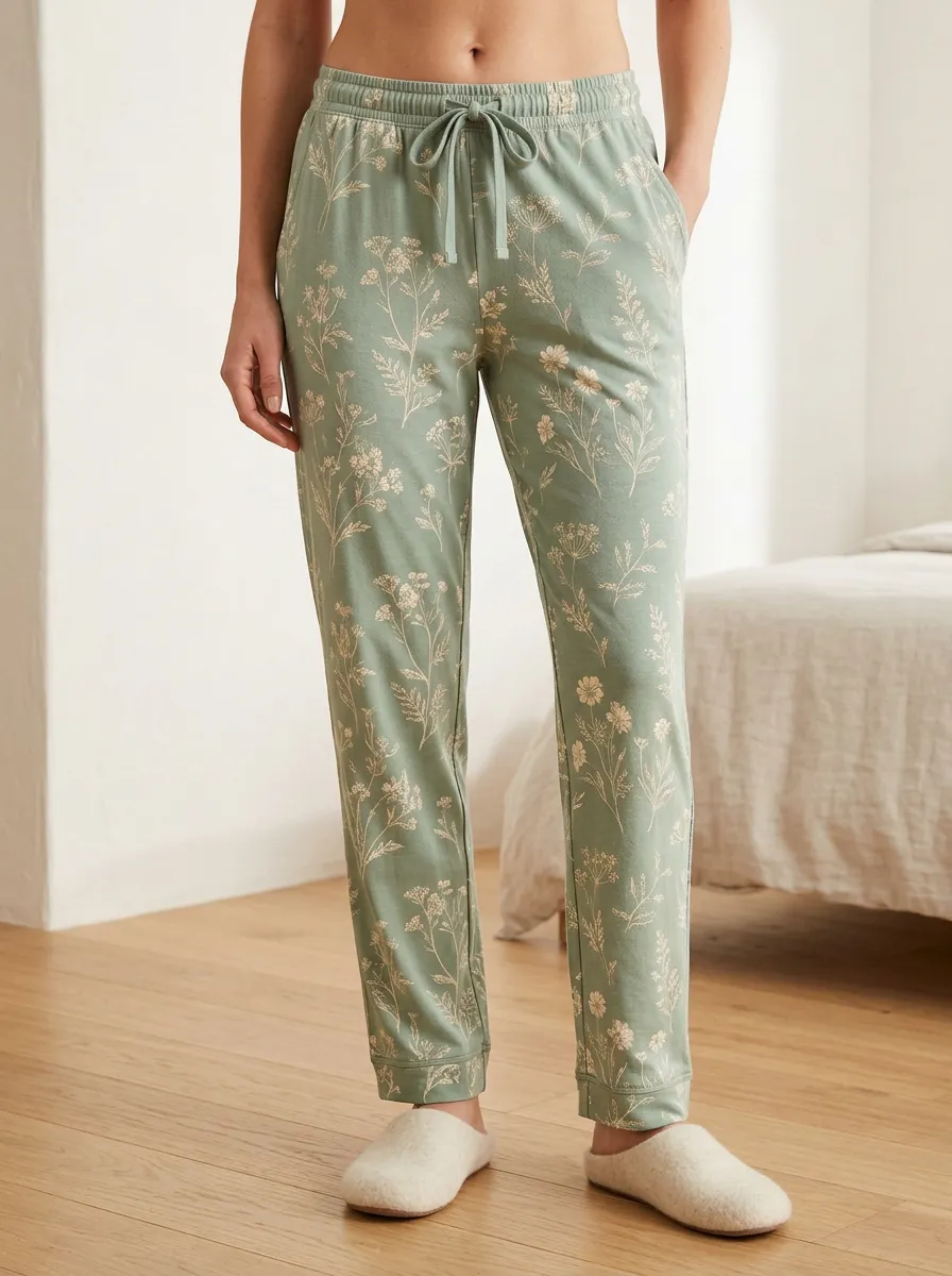 Floral Botanical Lounge Pajama Pants