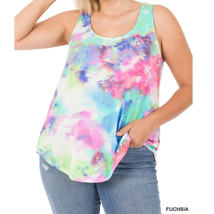 Soft French Terry Tie Dye Top