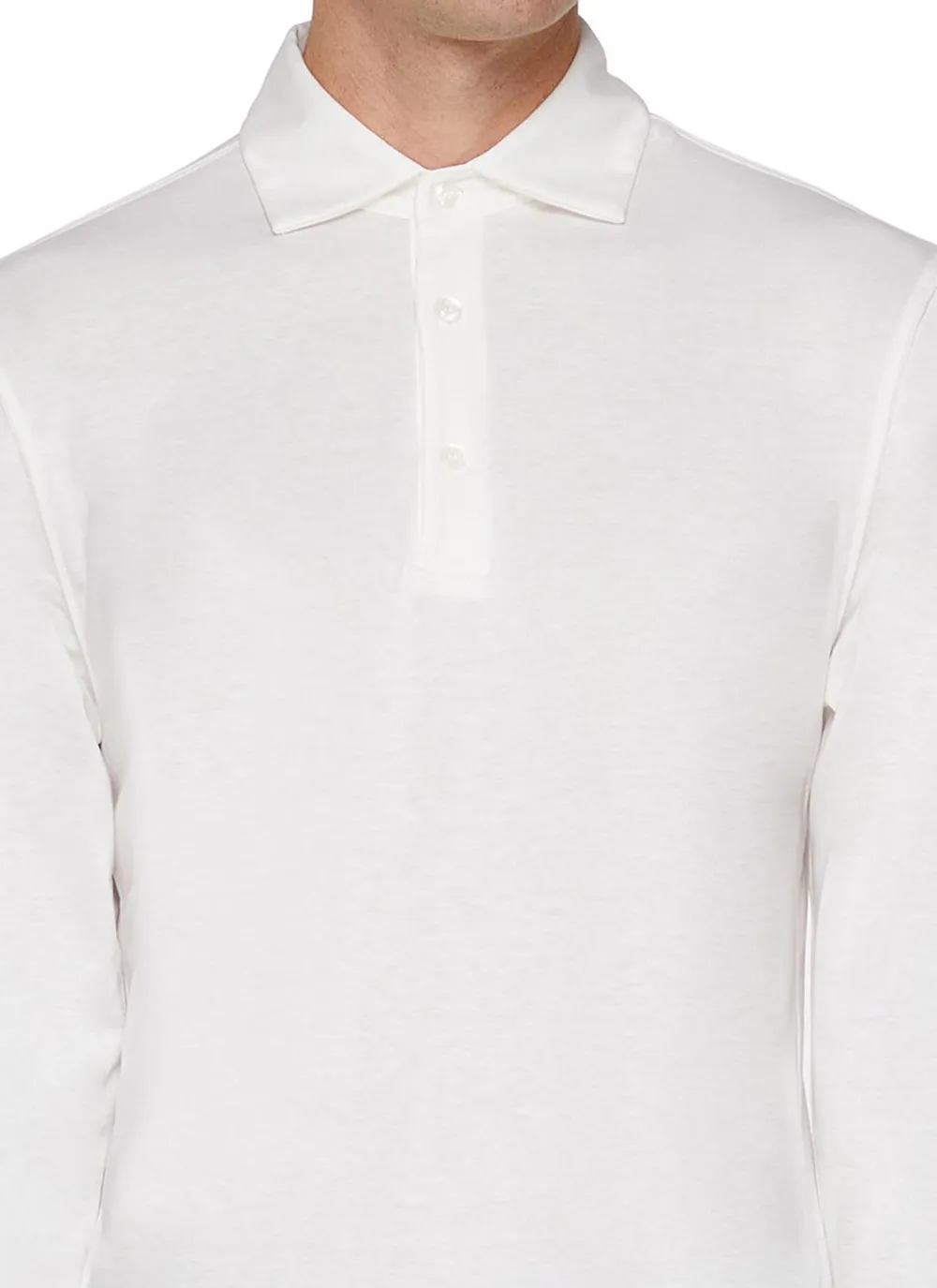 Daily Versatile Breathable White Polo Shirt