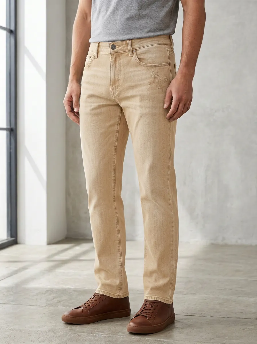 Nature Fern Leaf Jeans