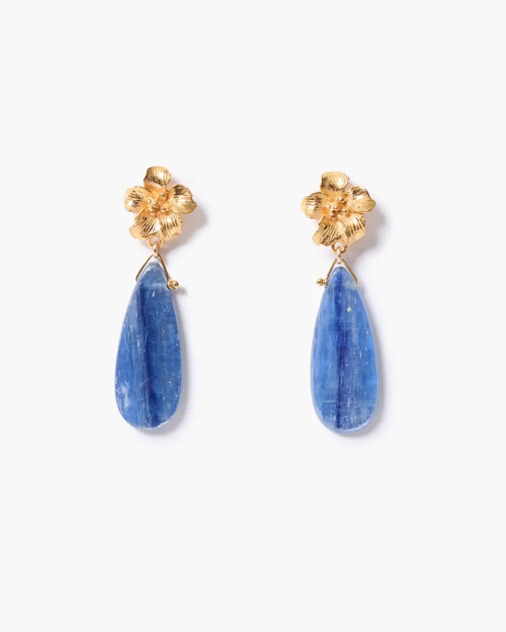Flower Teardrop Drop Earrings