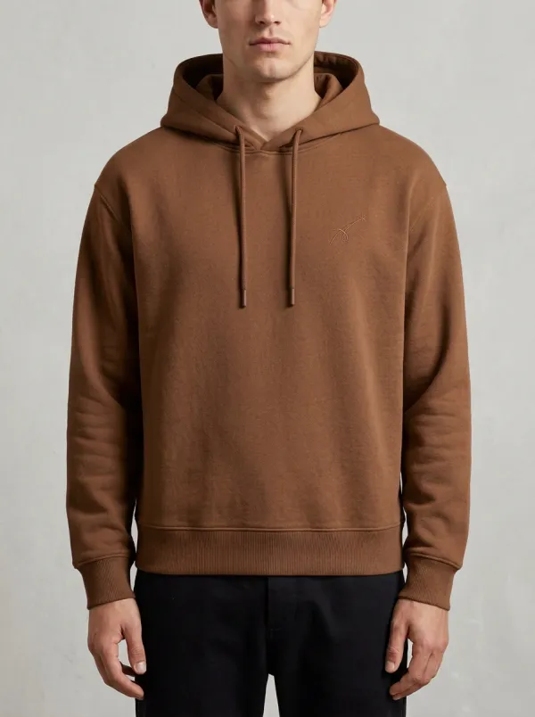 Men's Star Embroidery Graphic Pullover Hoodie