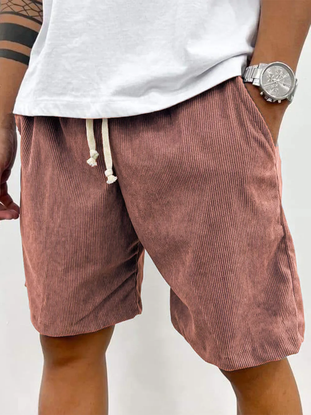 Corduroy Pull On Shorts