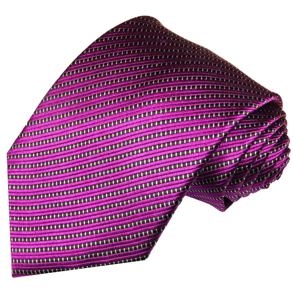 Sharp Silk Striped Men's Necktie