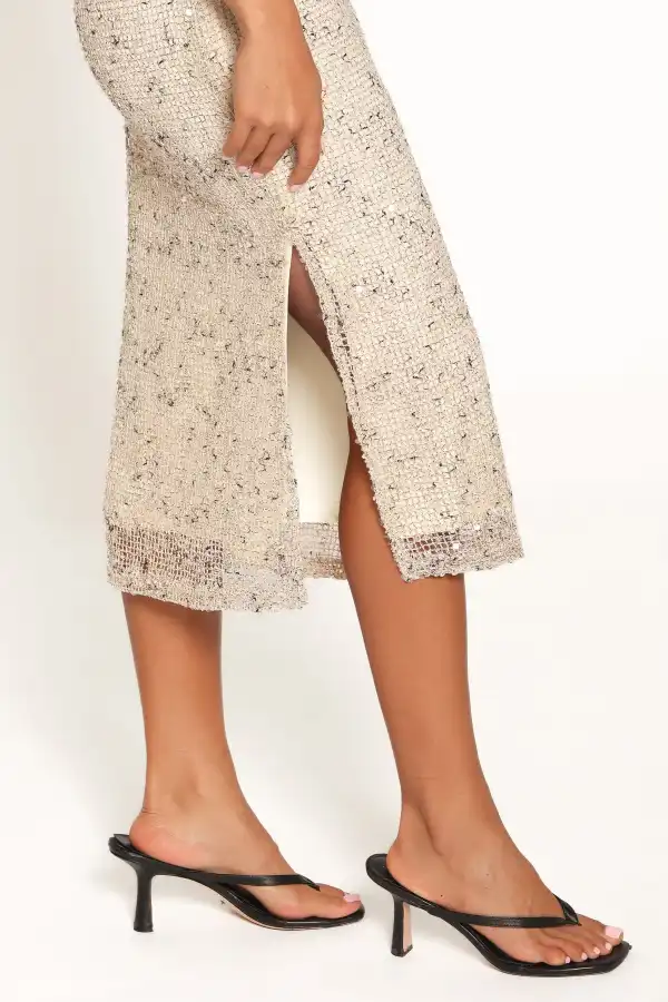 Slip High Neck Maxi Dress