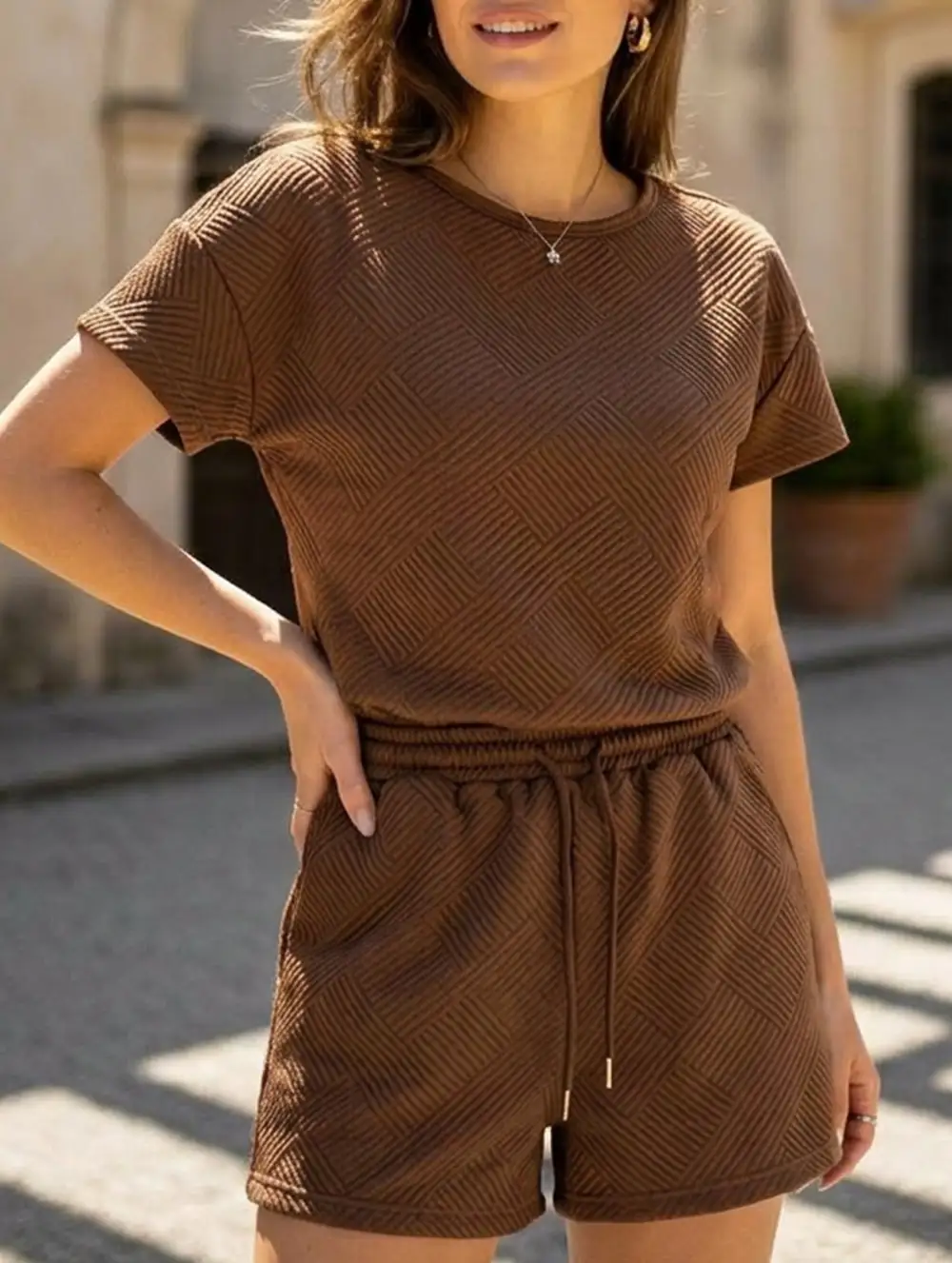 Sporty Short-Sleeve Set