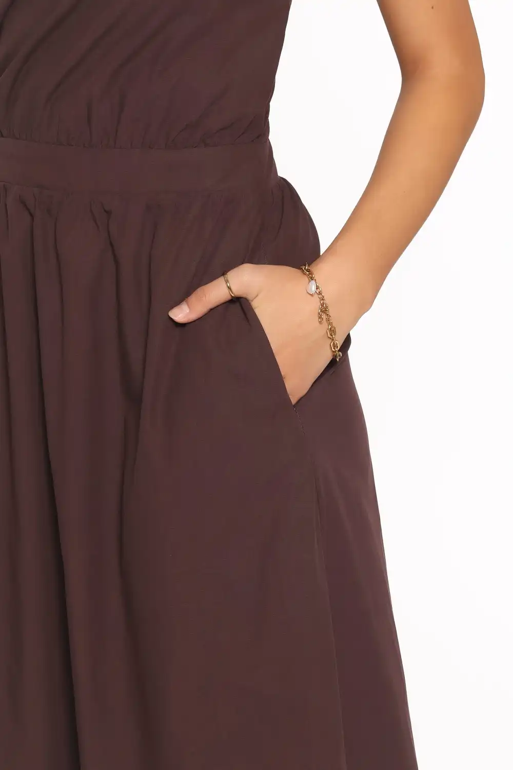Cotton Halter Maxi Dress