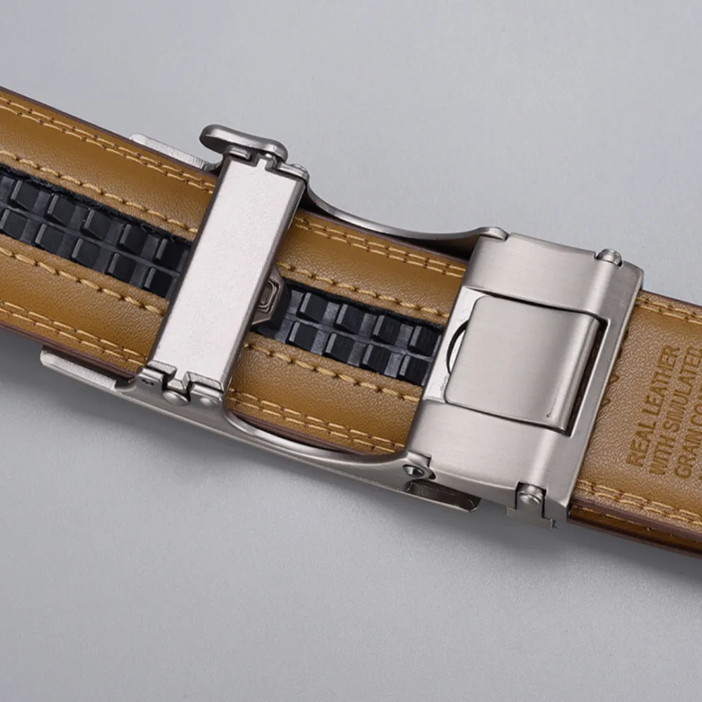 Sleek Leather Belt