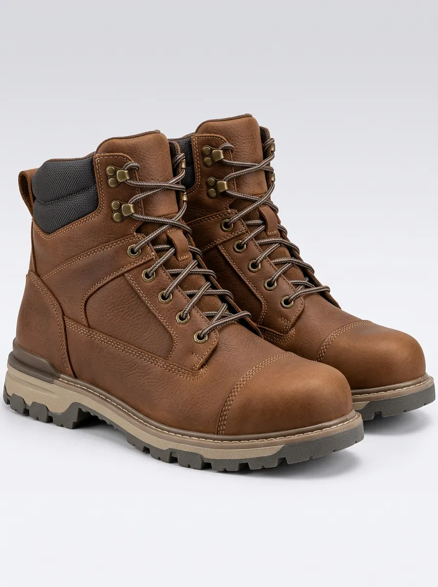 Men's Waterproof Lace Up Jobsite Boots