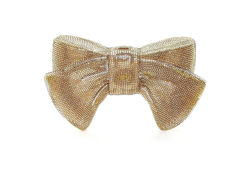 Whimsical Ribbon Bow Evening Clutch