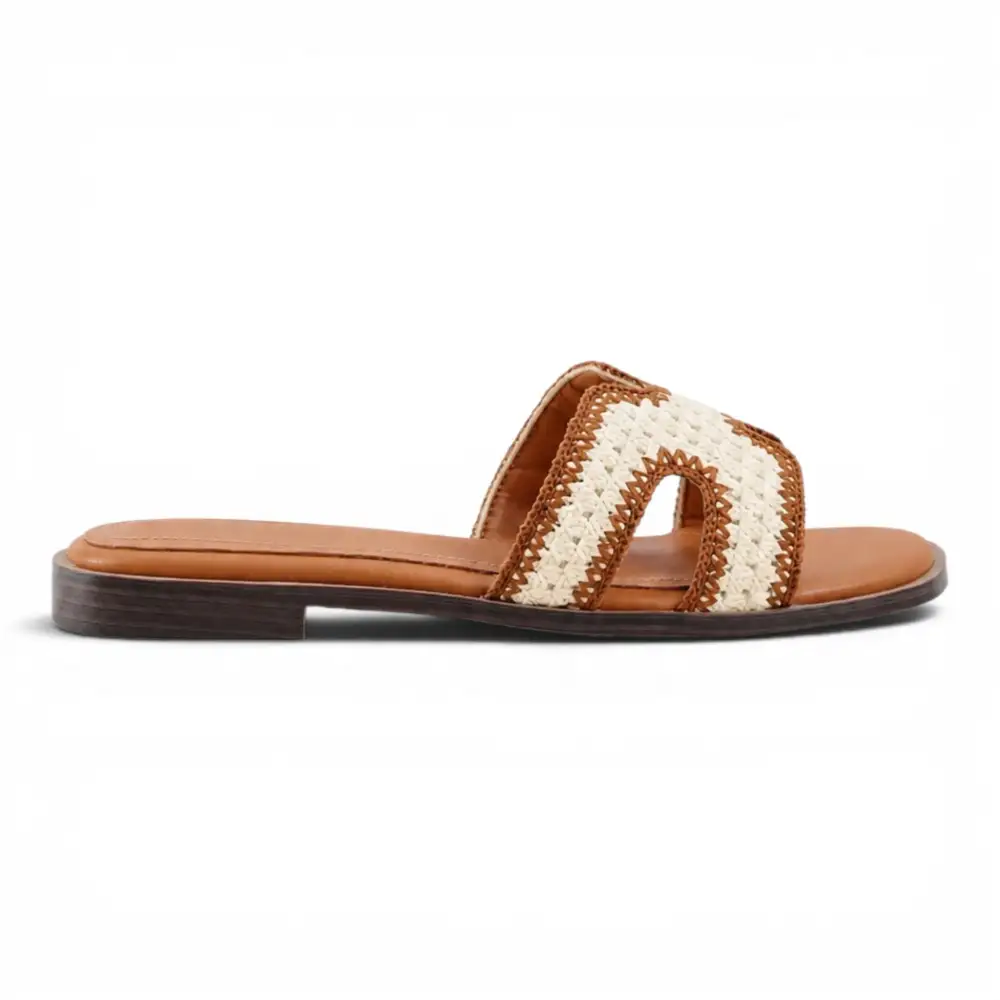 Maya Woven H-Band Slide Sandals