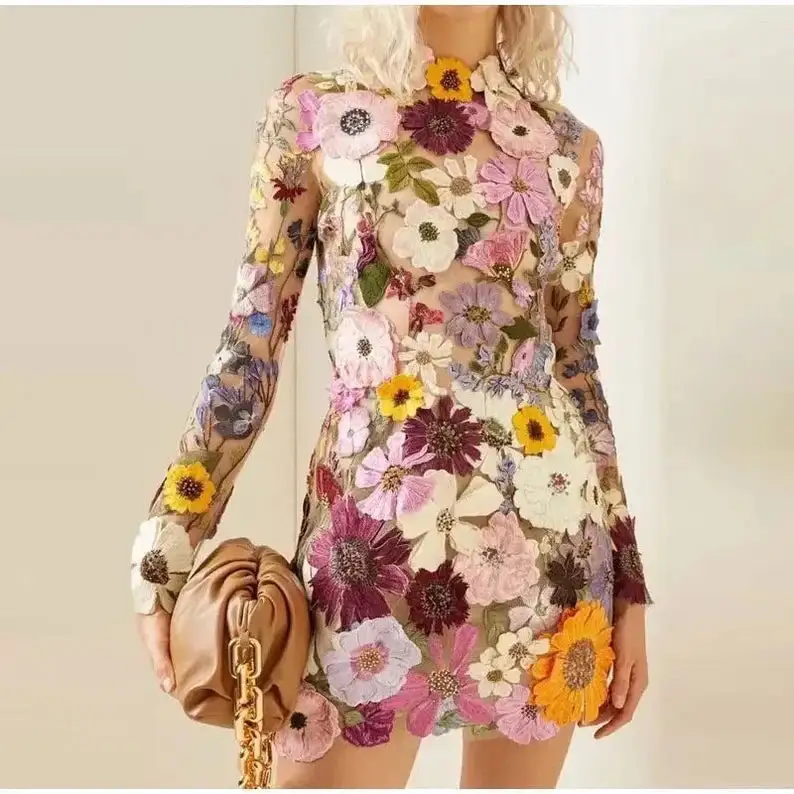 Women's Floral Mini Dress