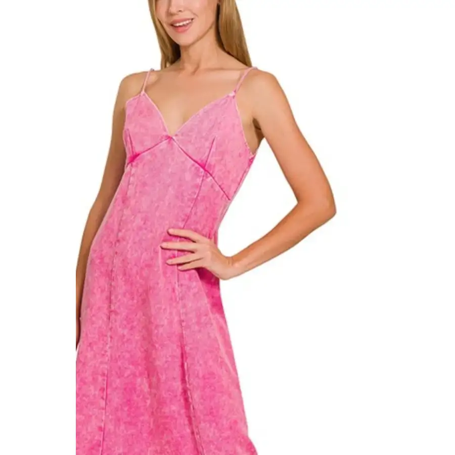 Tencel Mineral Washed Maxi Dress