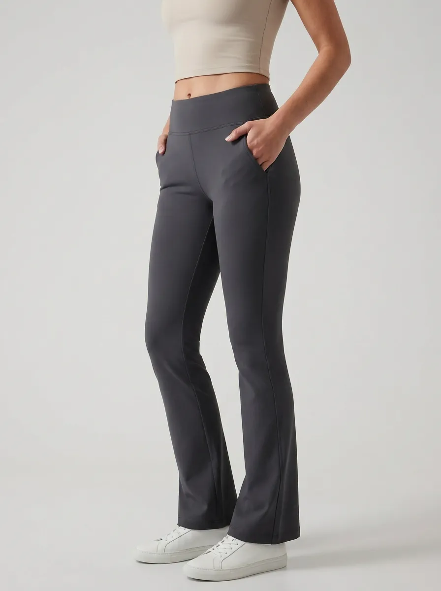 Refined Mid-Rise Women's Stretch Mid-Rise Pants