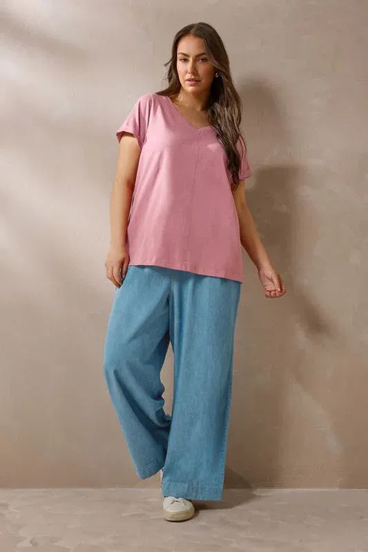 Pink Cotton T-Shirt