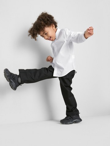 3-7yrs | 2pk Unisex Cotton Blend Long Sleeve School Shirts detail 1