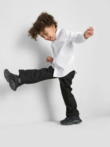 3-7yrs | 2pk Unisex Cotton Blend Long Sleeve School Shirts