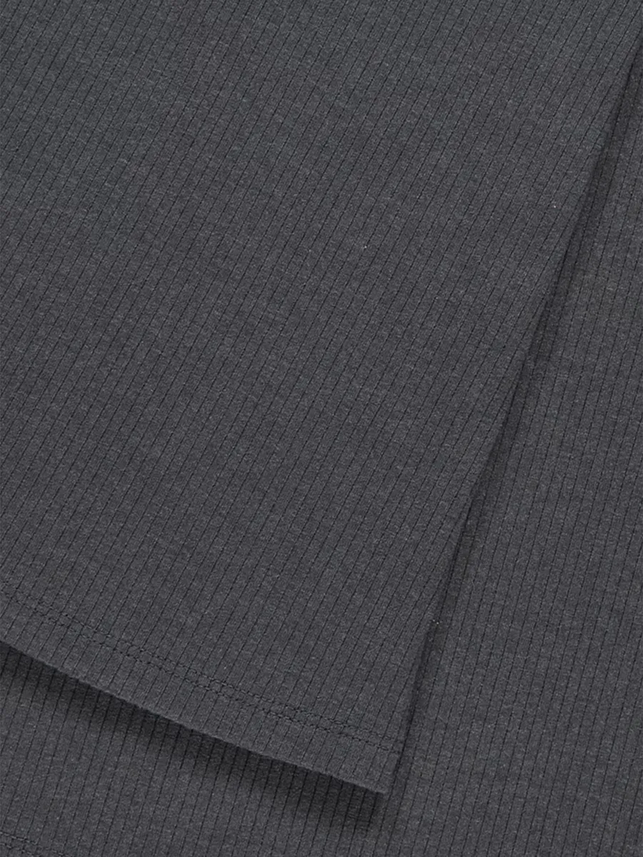 Charcoal Ribbed Flared Leggings 2 Pack