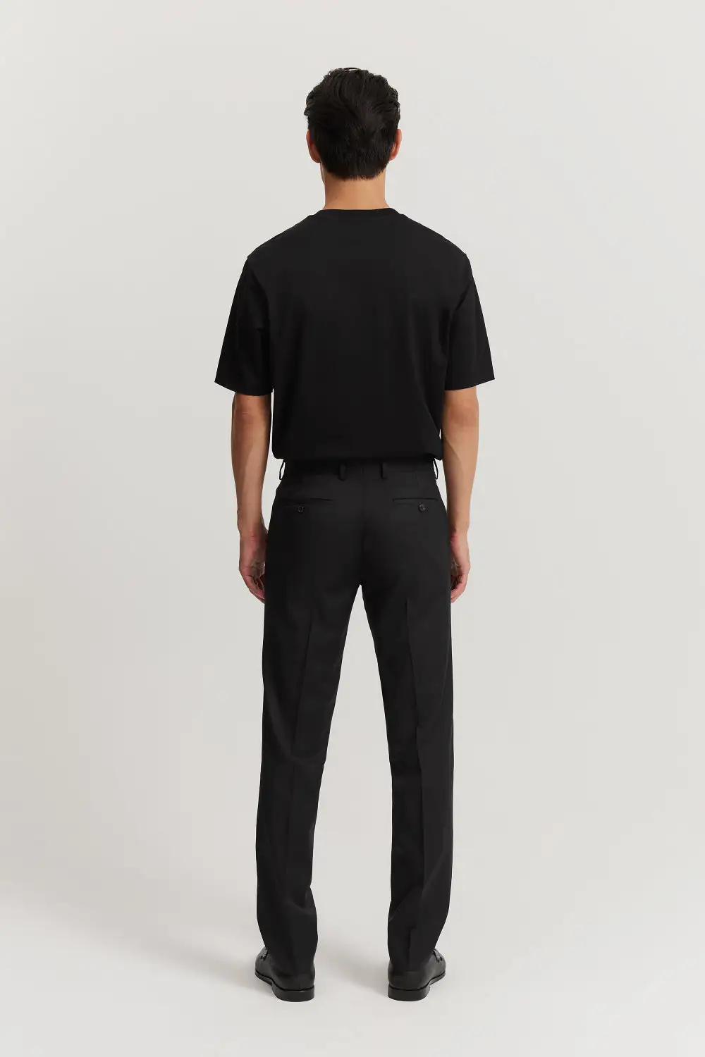 Men's Modern Regular Fit Wool Pants