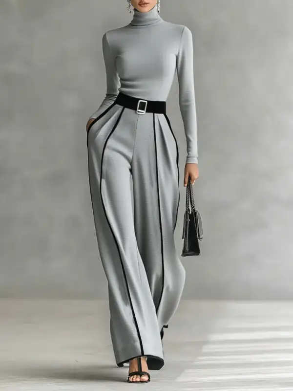 Flowing Wide Leg Jumpsuit