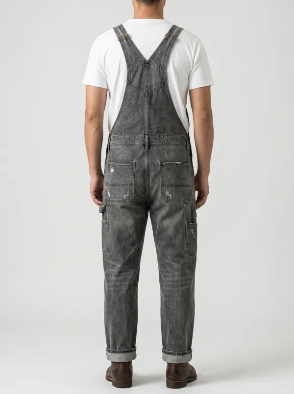 Men's Dungaree Denim Bib Overalls