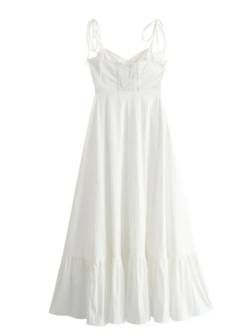 Plus Size Sweetheart Neck Tiered Maxi Dress