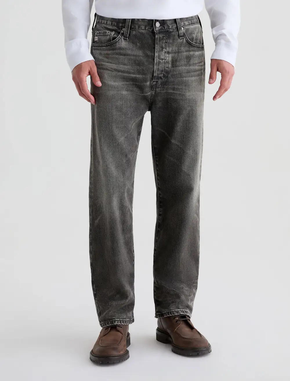 Men's Straight Worn In Jeans