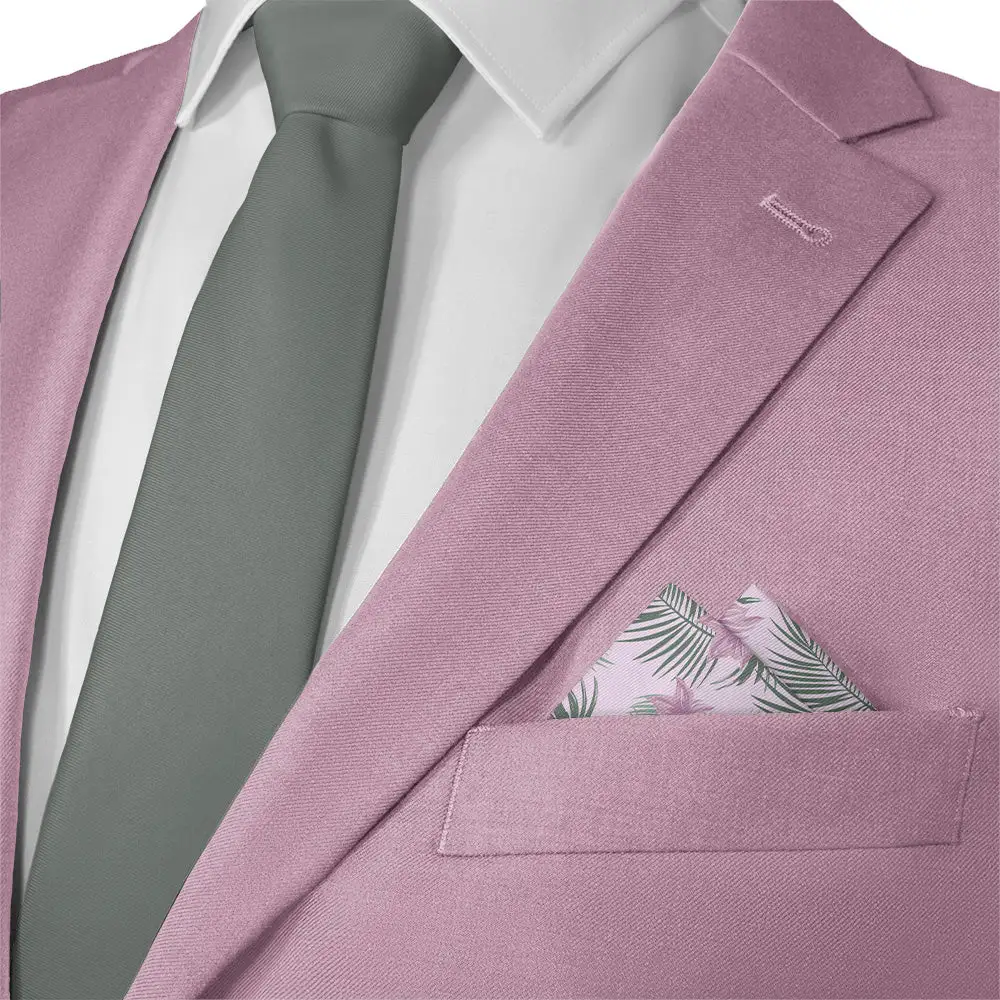 Crisp Sophisticated Floral Pocket Square