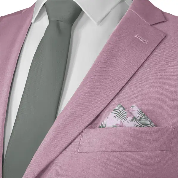 Crisp Sophisticated Floral Pocket Square