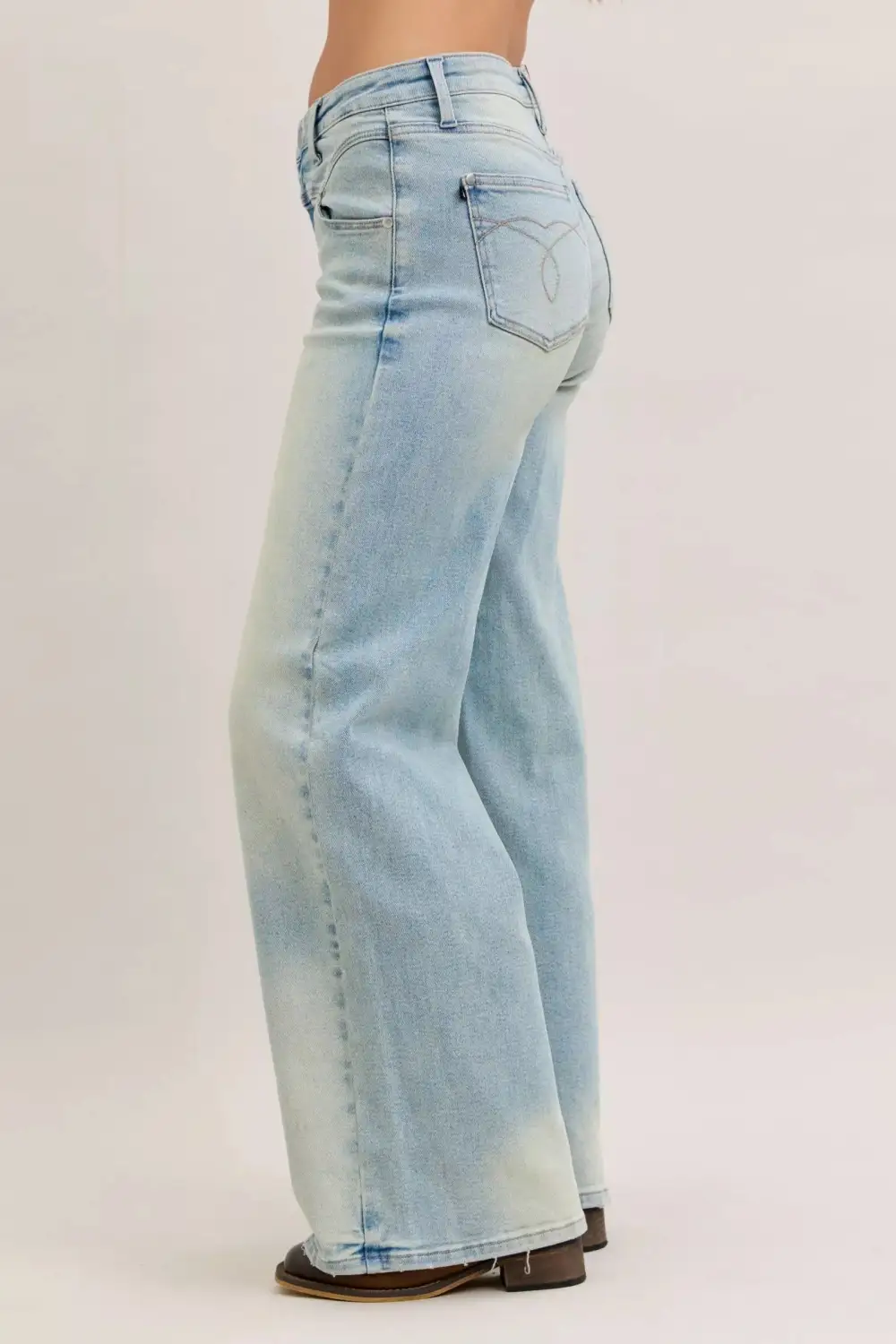 Classic High Rise Straight Leg Jeans