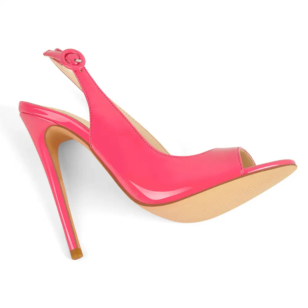 Open Toe High Heel Slingback Sandals