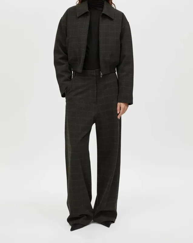 Charcoal Tailored Pants