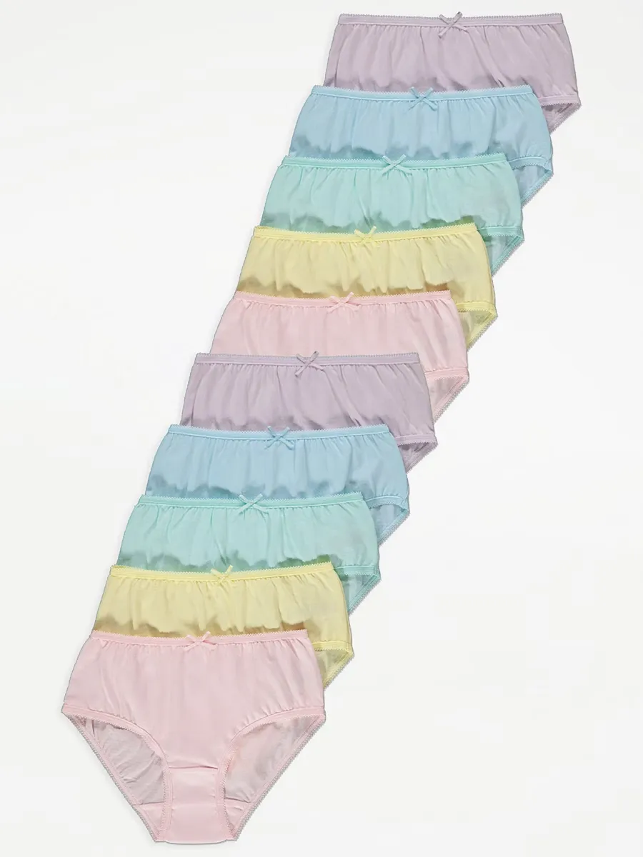 Pastel Briefs 10 Pack