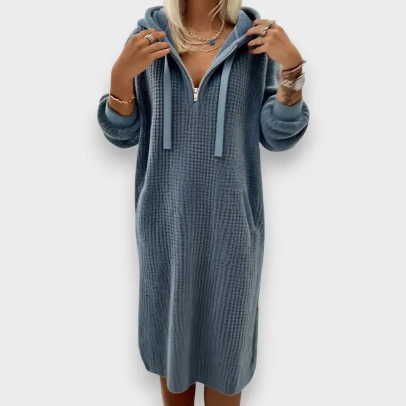 Everyday Knit Detail Relaxed Casual Dress