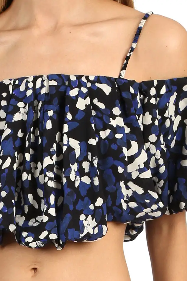 Silk Cropped Tank Top