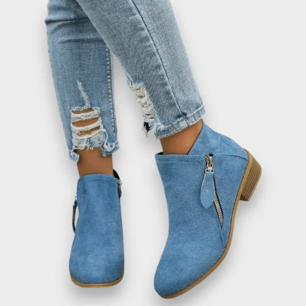 Suede Vintage Ankle Boots