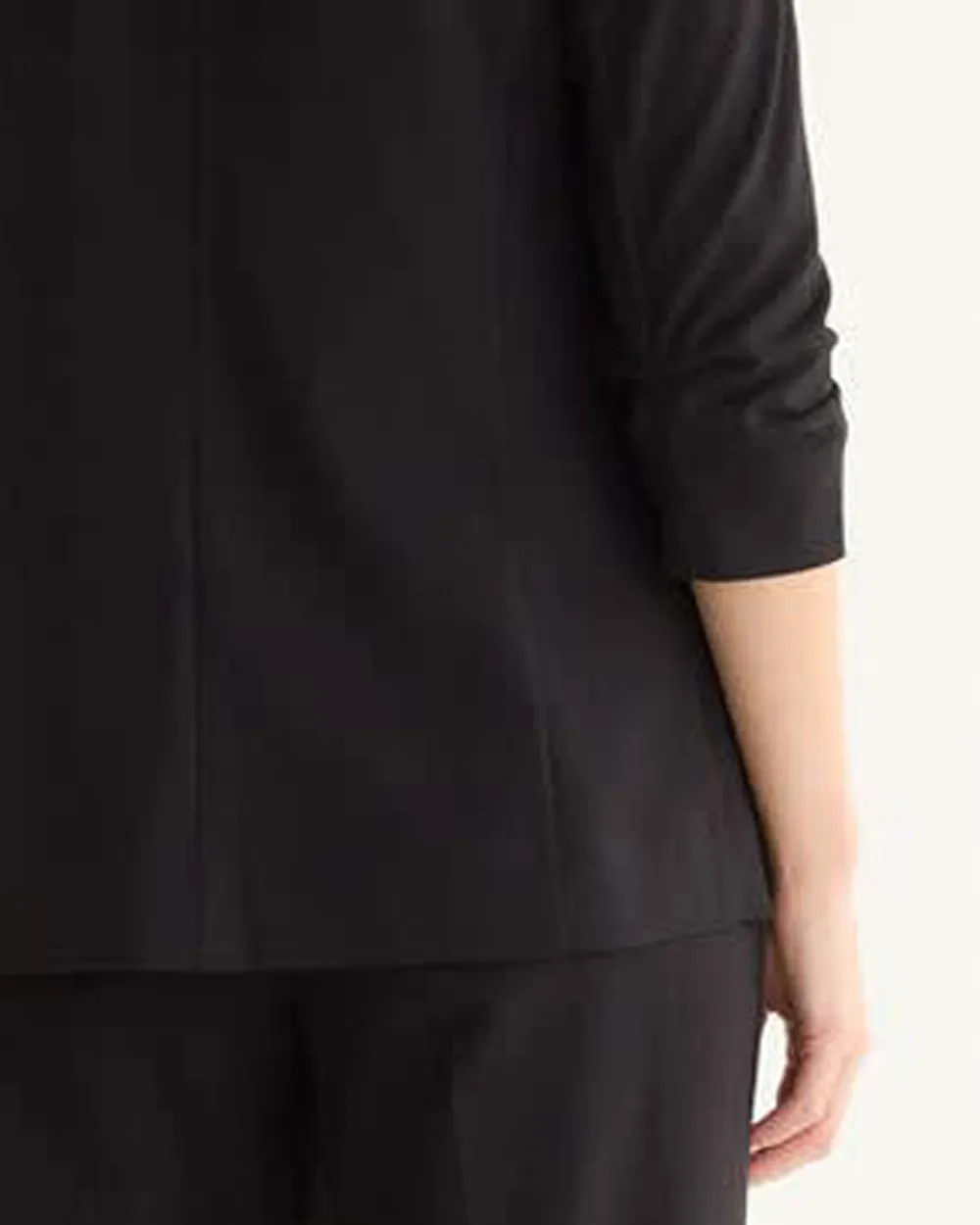 Collarless Open Blazer - The Timeless