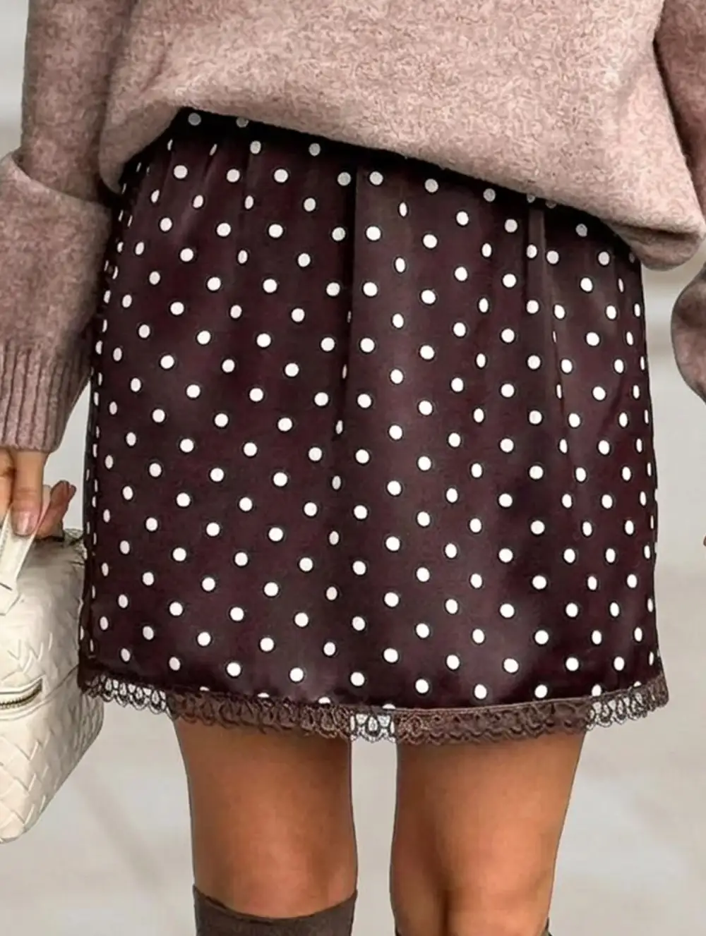 Polka Dot Mini Skirt